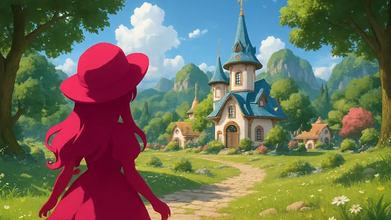 Скриншот из Infinity Nikki, демонстрирующий улучшенную графику после обновления для PS5 Pro.