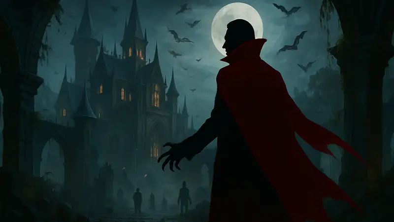 Изображение персонажа Дракулы из игры Watcher of Realms или промо-арт нового события.