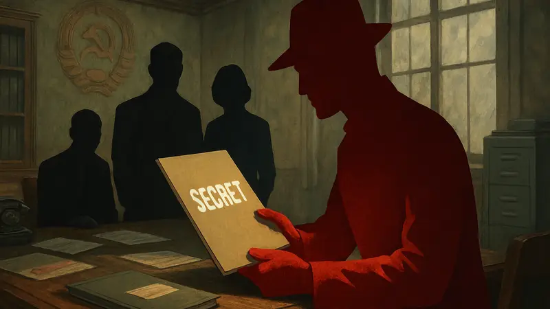 Обложка дополнения «Секретные материалы» для настольной игры «Комитет».
