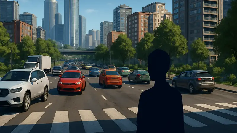 Скриншот Cities Skylines 2 с новым, более плавным дорожным движением, ИИ-трафик