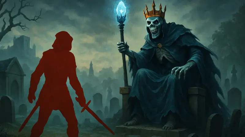 Изображение обложки дополнения «Король Мёртвых» для Talisman Digital 5th Edition
