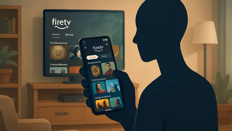 Скриншот обновленного мобильного приложения Amazon Fire TV с новым интерфейсом
