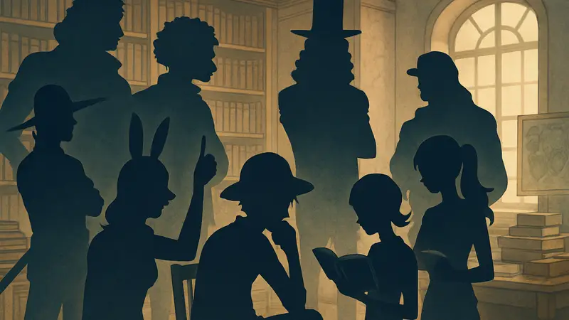 Персонажи One Piece: Пираты Соломенной Шляпы, демонстрирующие различные интеллектуальные качества.