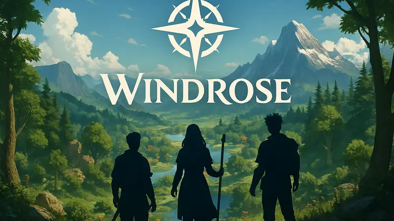Логотип или скриншот из игры Windrose, демонстрирующий достижение в 1 миллион вишлистов Steam.