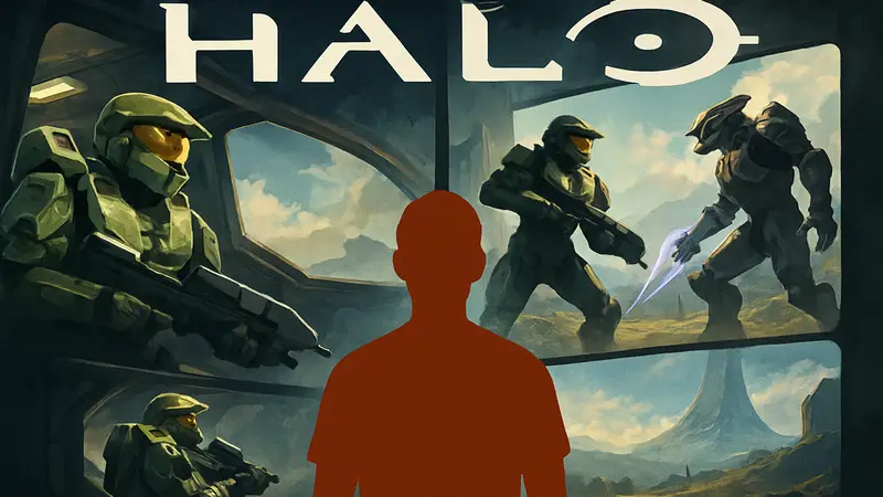 Логотип Halo и скриншоты из Halo 2 и 3. Утечка ремейков шутеров.