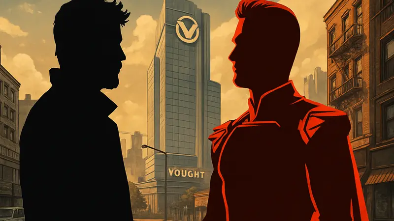 Дженсен Эклс и Энтони Старр в образах персонажей сериала «Пацаны»