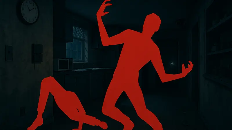 Скриншот из Phasmophobia с багами анимации или проблемой в игре