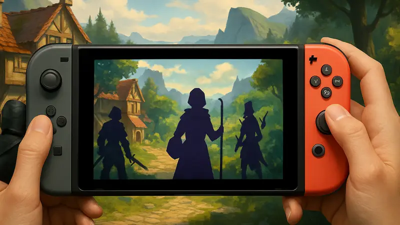 Игровой процесс Starbites на Nintendo Switch, персонажи RPG в фэнтезийном мире