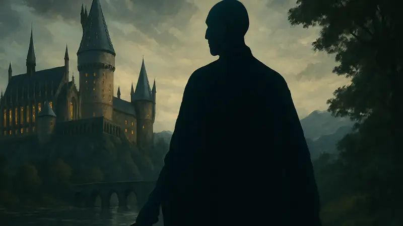 Актер Ральф Файнс в роли Волан-де-Морта из фильма Гарри Поттер