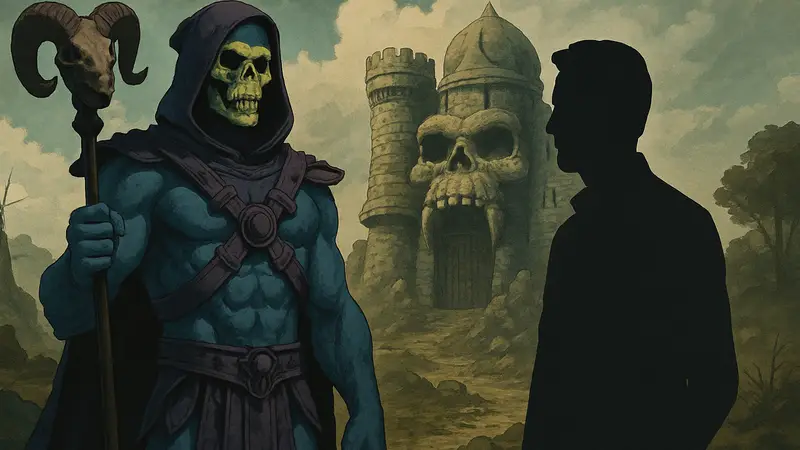 Скелетор Masters of the Universe, Трэвис Найт, фильм Властелины Вселенной, дизайн персонажей.
