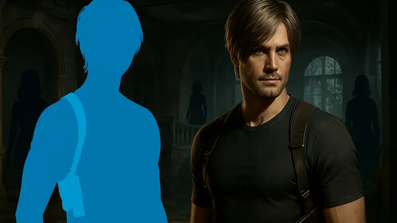 Леон Кеннеди в образе из Resident Evil Requiem, демонстрирующий зрелость и привлекательность.