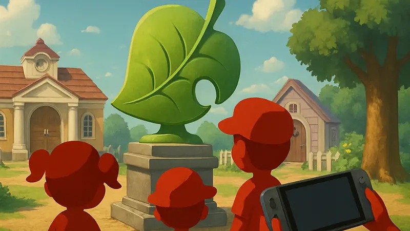 Юбилейное обновление Animal Crossing New Horizons, патч 3.0.3, статуя листа