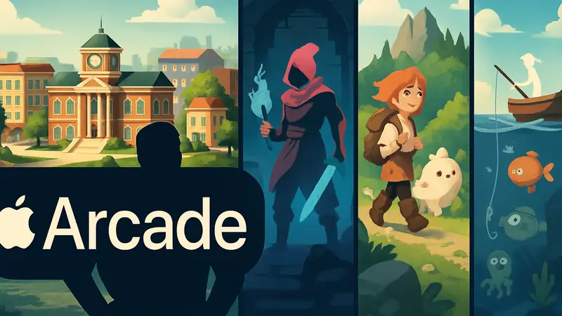 Логотип Apple Arcade и обложки новых игр, вышедших 2 июля 2026 года