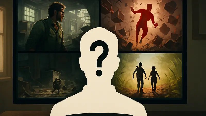 Квиз GameRant "Угадай игру" с изображениями игровых моментов.