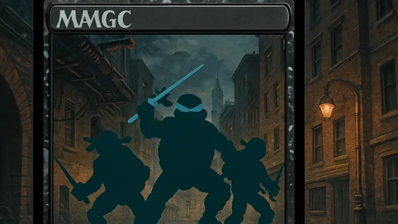 Изображение карты Magic: The Gathering с Черепашками-ниндзя