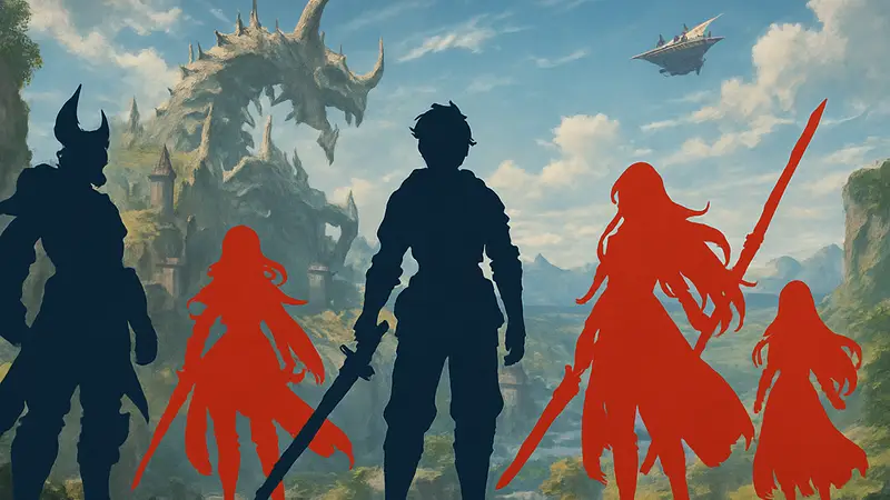 Обложка игры Granblue Fantasy Relink с персонажами из Endless Ragnarok.