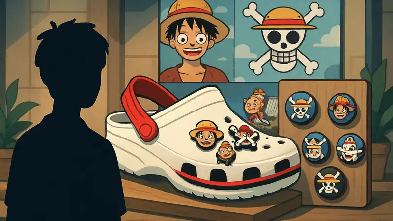 Обувь Crocs и значки Jibbitz с дизайном по мотивам аниме One Piece, выпущенные в коллаборации с Shueisha
