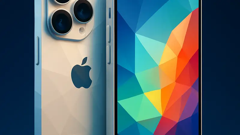 Концепт-изображение смартфона iPhone 18, демонстрирующее его предполагаемый дизайн и новые функции.