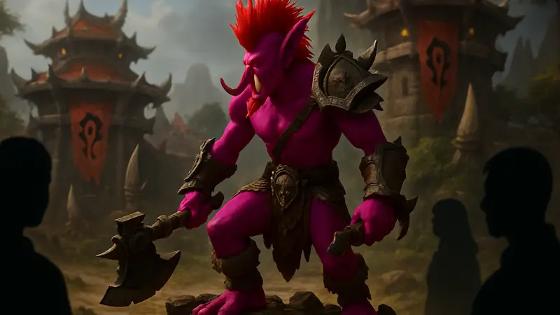 Детализированная коллекционная фигурка Вол'джина из World of Warcraft от Mety Toyz, 25 см
