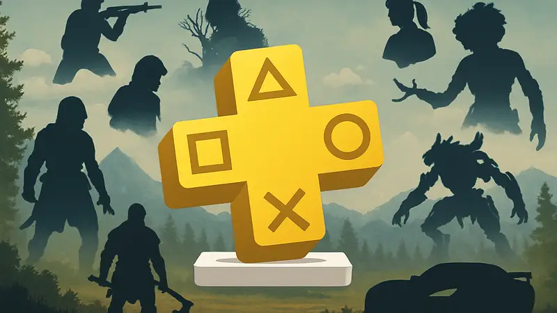 Логотип PS Plus Extra, окруженный различными иконками популярных игр, намекающих на обновление каталога.