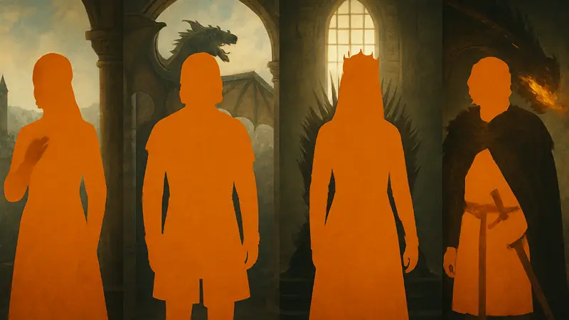 Коллекция персонажных постеров третьего сезона сериала HBO «Дом дракона».