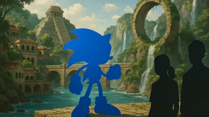 Ранние концепт-арты Sonic Adventure, показывающие альтернативный дизайн Соника.