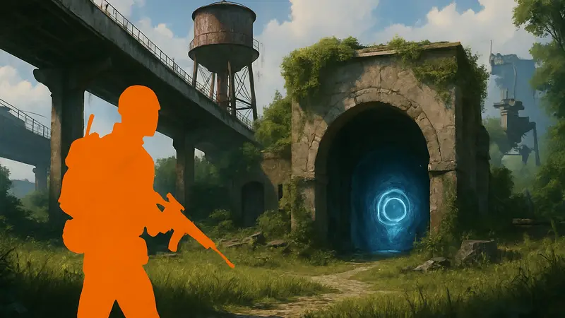 Игровой мир ARC Raiders, поиск секретных мест для квеста 'Негласные встречи', гайд по ARC Raiders, скриншот из игры.