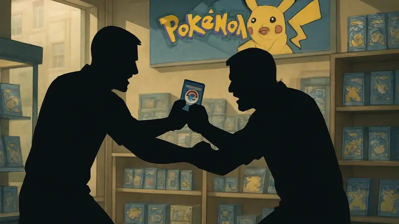 Конфликт из-за карт Pokémon, демонстрирующий проблему скальпинга.