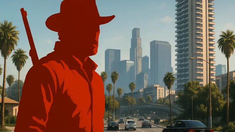 Актер из Red Dead Redemption 2 в роли персонажа Grand Theft Auto 6