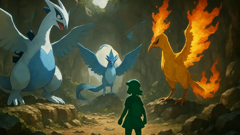 Легендарные покемоны в Pokemon FireRed и LeafGreen