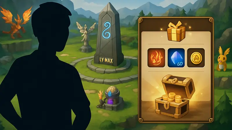 Скриншот Summoners War: Sky Arena с элементами нового ивента и наградами.