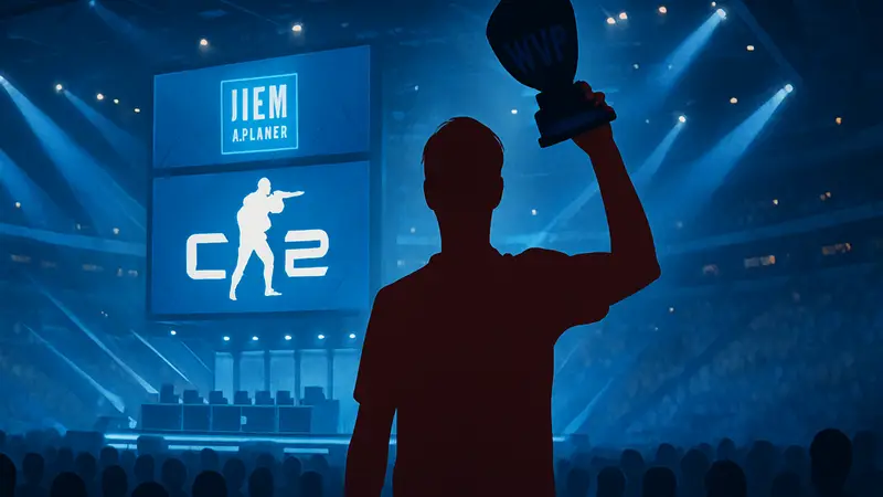 Киберспортсмен w0nderful с наградой MVP на турнире IEM Atlanta по CS2