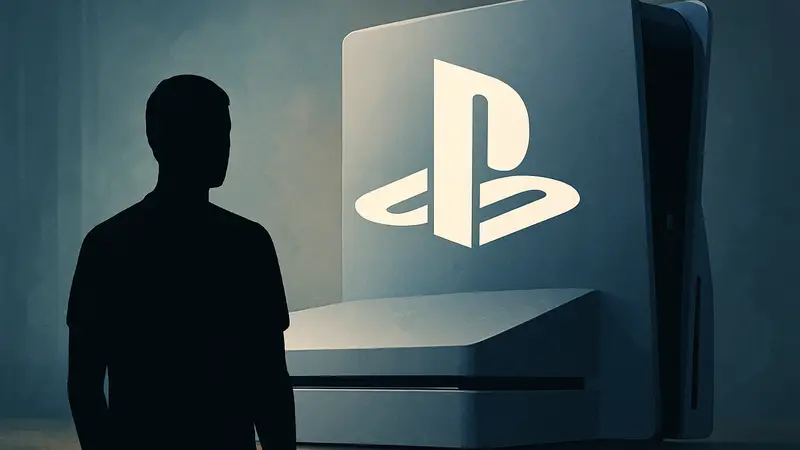 Логотип PlayStation на фоне консоли Sony, подчеркивающий важность игр