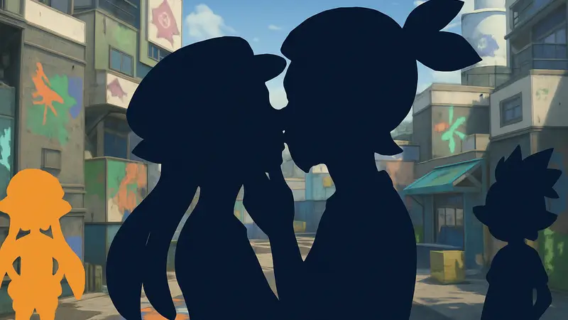 Фанаты Splatoon Raiders шипперят персонажей, иллюстрации из игры, персонажи Splatoon