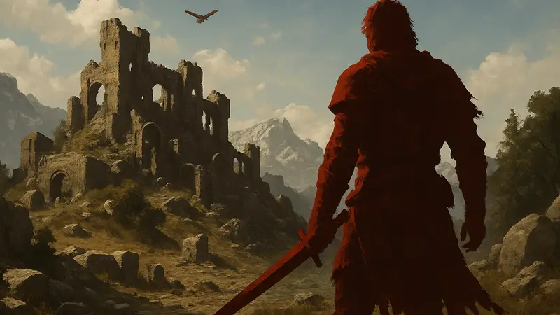 Обложка Crimson Desert, игра месяца на PlayStation 5 в марте 2026.