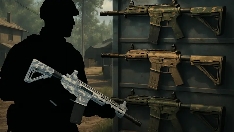 Камуфляжные скины для оружия в тактическом шутере Gray Zone Warfare.