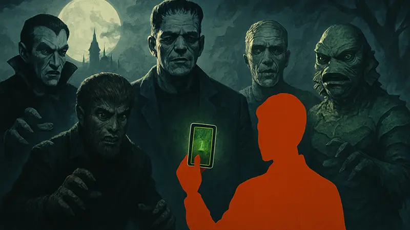 Анонс карточной игры Hellbreak с изображением классических монстров Universal