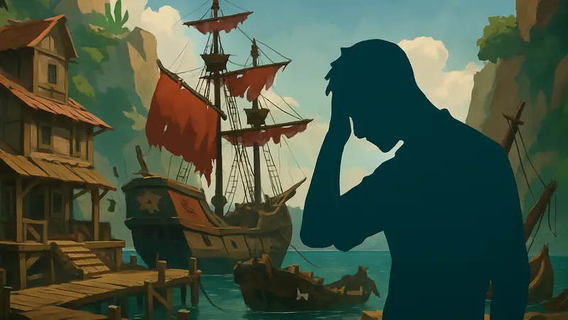 Изображение из Pirates Outlaws 2, иллюстрирующее проблемы раннего доступа и перенос мобильного релиза.