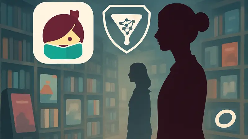 Логотип Libby, ИИ-фильтр, искусственный интеллект, цифровые книги, OverDrive