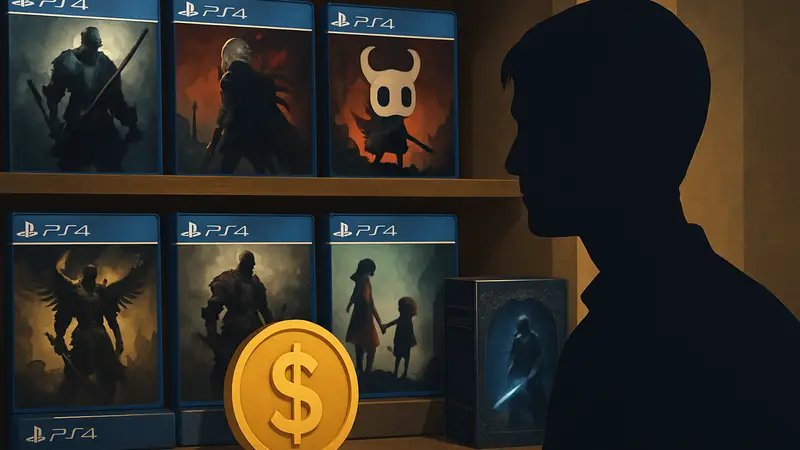 Редкие обложки игр для PS4 на полке, коллекционные издания, стоимость