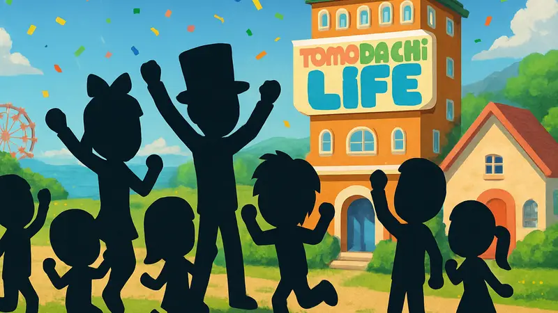 Персонажи из игры Tomodachi Life: Living the Dream празднуют успешный старт продаж