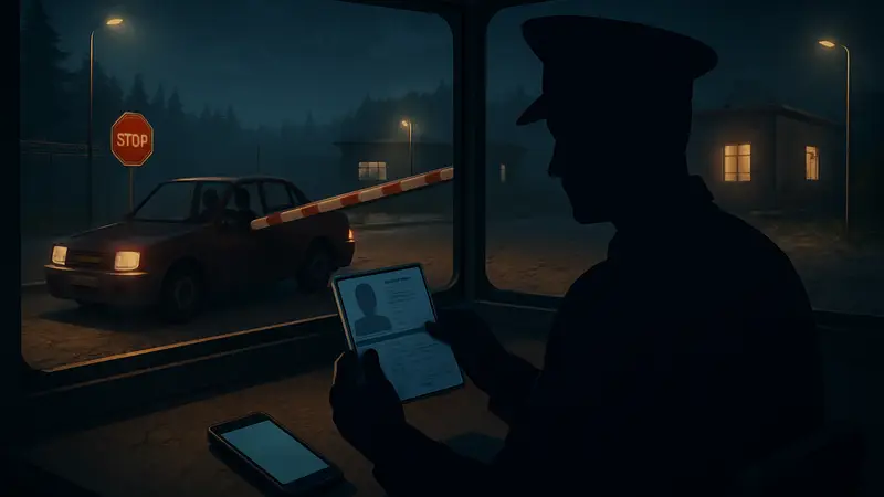 Скриншот Black Border 3 на Android, симулятор пограничника, геймплей мобильной игры.