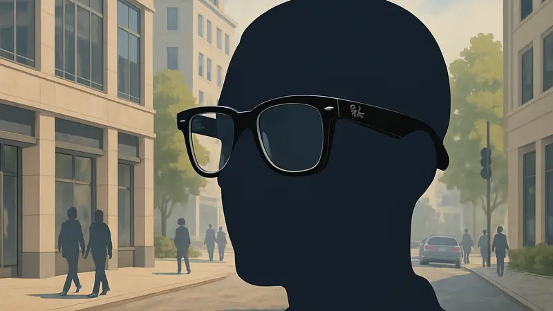 Умные очки Meta Ray-Ban на лице, дизайн с рецептурными линзами