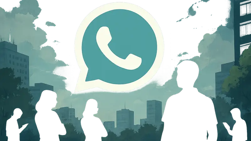 Логотип WhatsApp с облаком сообщения, символизирующий новую функцию резервирования имен пользователей в мессенджере.