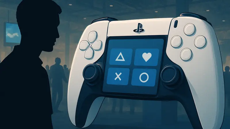 Контроллер PlayStation с сенсорным экраном вместо привычных кнопок