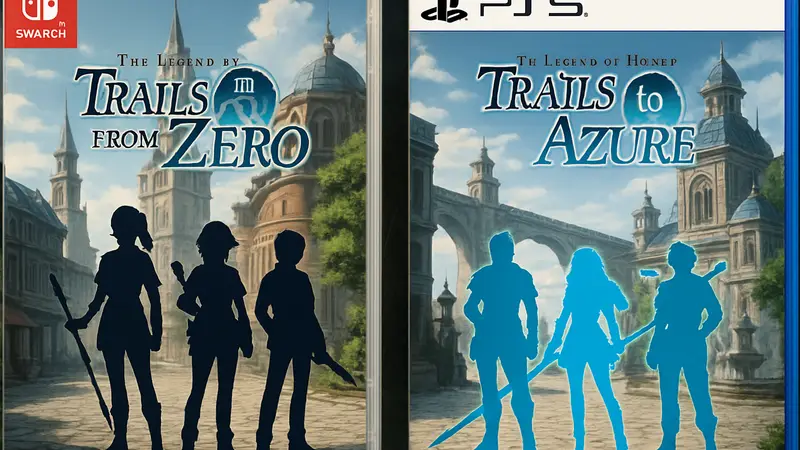 Обложки игр Trails from Zero и Trails to Azure для Switch 2 и PS5.