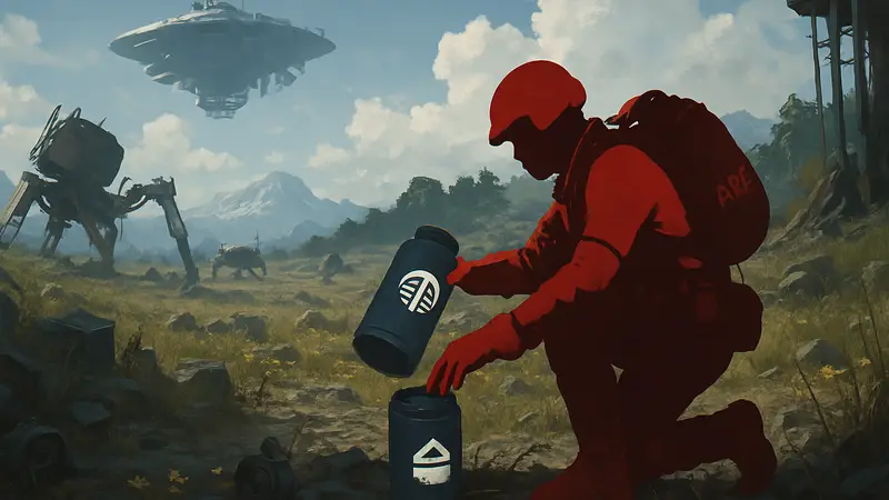 Игровой персонаж Arc Raiders собирает материалы для проекта «Сходящиеся пути»