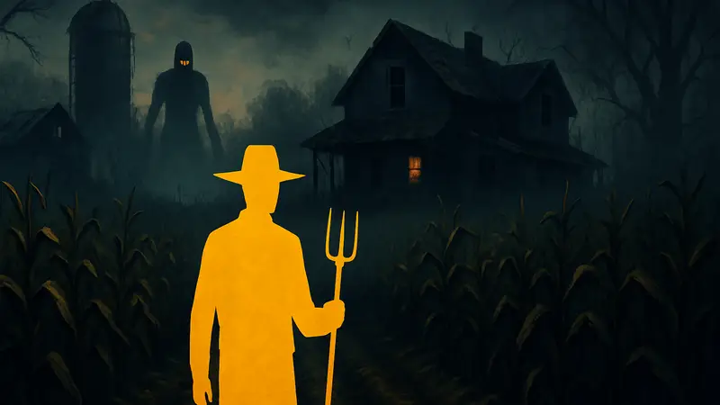 Обложка игры Crop с элементами фермерства и хоррора, анонс 11bit Studios