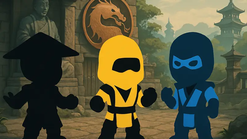 Коллекционные виниловые фигурки Рейдена, Скорпиона и Саб-Зиро из Mortal Kombat 1 от YouTooz
