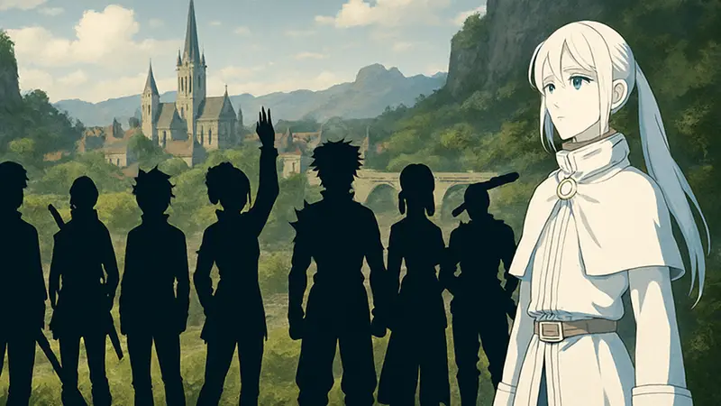 Сравнение главных героев аниме: Фрирен и семь других персонажей